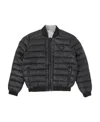 Moschino Logo Details Down Jacket In Black