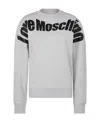 Moschino Logo Details Sweater In White
