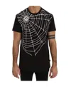 Moschino Logo Details T-shirt In Black