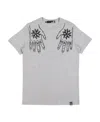 Moschino Logo Details T-shirt In Gray