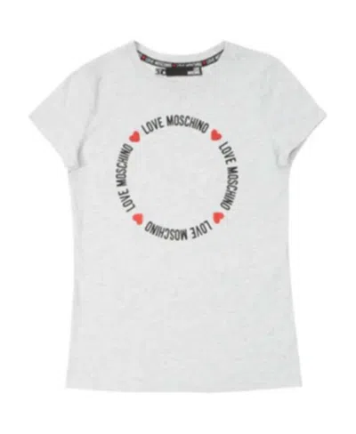 Moschino Logo Details T-shirt In White