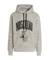 Moschino Sweatshirt With Logo Print In Gray