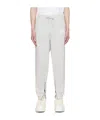 Moschino Logo Drawstring Sweatpants In White