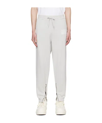 Moschino Logo Drawstring Sweatpants In White