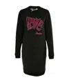 Moschino Logo Dress In Black