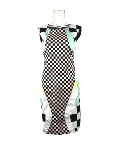 Moschino Logo Dress In Multicolor