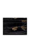Moschino Square Clip In 黑色