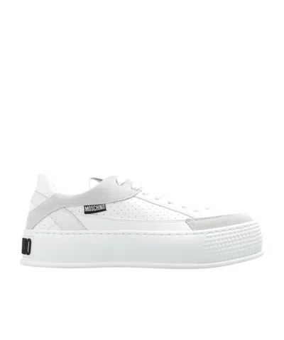 Moschino Round In White
