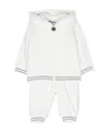 Moschino Logo-embossed Terry-cloth Tracksuit In White
