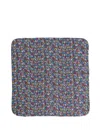 Moschino Logo-embroidered Baby Blanket In Blue