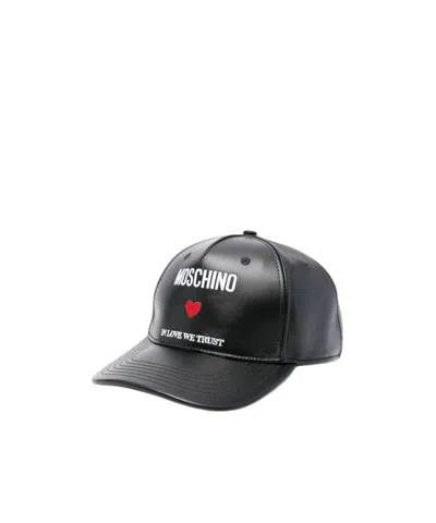 MOSCHINO MOSCHINO LOGO EMBROIDERED BASEBALL CAP