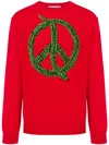 Moschino Lunar New Year Wool Pullover In Red