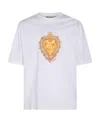 Moschino Logo Embroidered Short-sleeved Polo Shirt In White
