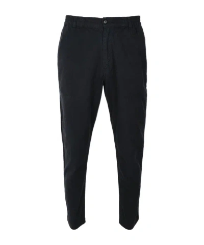 Moschino Logo-embroidered Straight-leg Trousers In Black