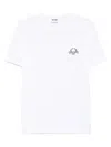 Moschino Embroidered-laurel Crown Crewneck T-shirt In White