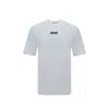 Moschino Logo Embroidered T-shirt In White