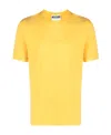 Moschino Logo-print T-shirt In Yellow