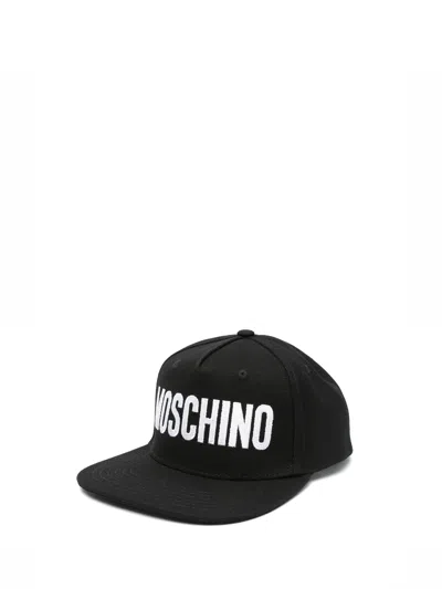 MOSCHINO LOGO EMBROIDERY HAT