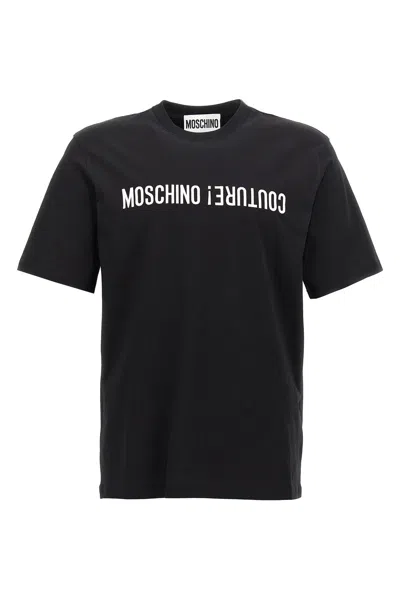 Moschino Logo Embroidery T-shirt In Multi