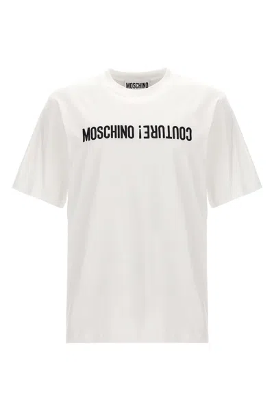 MOSCHINO LOGO EMBROIDERY T-SHIRT