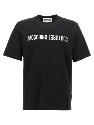 Moschino Logo Embroidery T-shirt In Multi