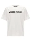 Moschino Upside Down Logo T-shirt In White