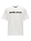 Moschino Upside Down Logo T-shirt In White