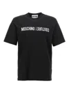 Moschino T-shirt With Embroidered Lettering In White