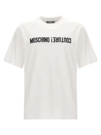 MOSCHINO MOSCHINO LOGO EMBROIDERY T SHIRT