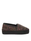 Moschino Logo Espadrillas In Multi