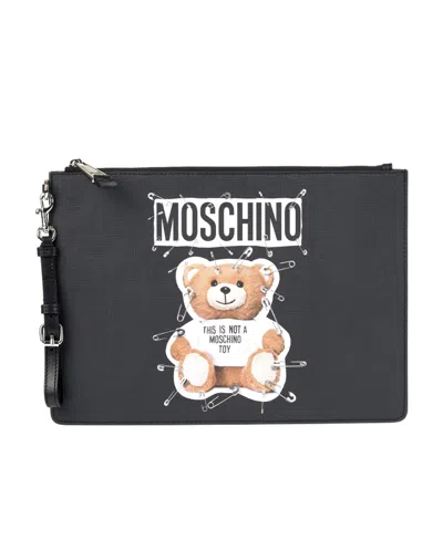 MOSCHINO LOGO HANDBAG