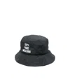 Moschino Logo Hat In Black