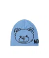 Moschino Logo Hat In Blue