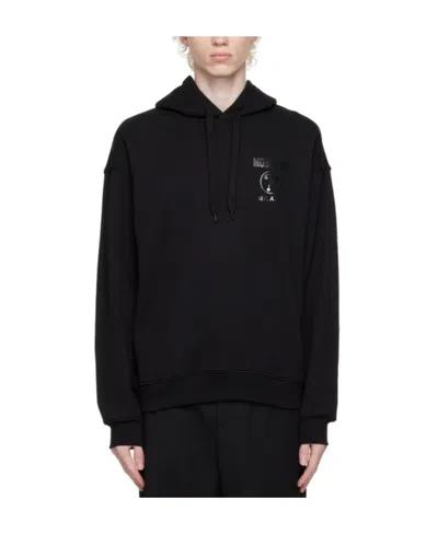 Moschino Black Double Question Mark Hoodie