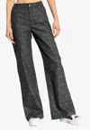 Moschino Monogram-jacquard Trousers In Gray