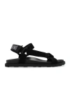 Moschino Couture Sandal With Logo In Black