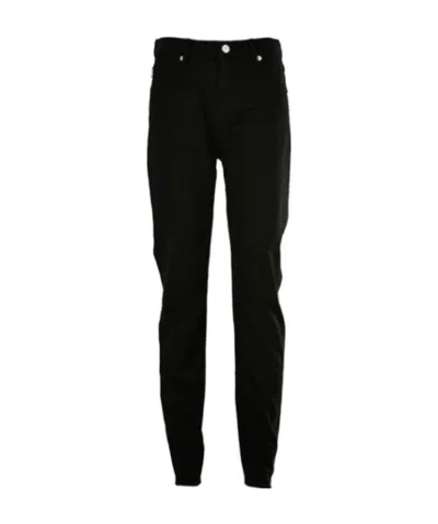Moschino Logo Jeans In Black