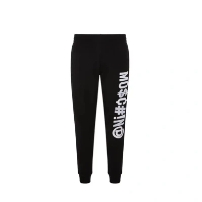 Moschino Logo Jogging Trousers In Black