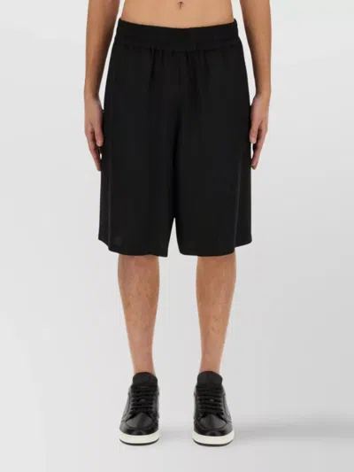 MOSCHINO LOGO KNEE LENGTH BERMUDA SHORTS