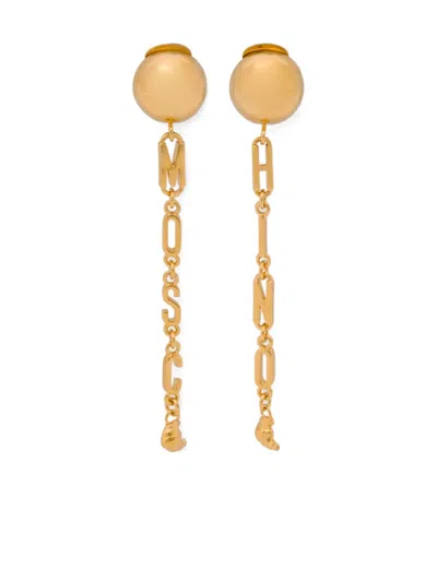 Moschino Logo-lettering Earrings