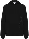 Moschino Logo-lettering Hoodie In Black