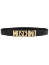 Moschino Belt With Python Print In Black