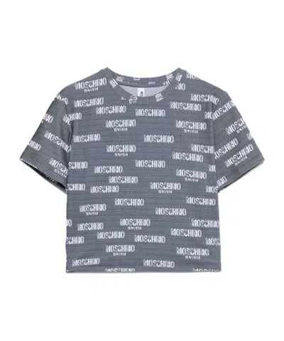 MOSCHINO LOGO-LETTERING T-SHIRT