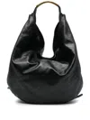 Moschino Handle Me Logo-lettering Tote Bag In 黑色