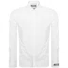Moschino Logo Long Sleeve Shirt White In White