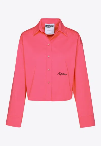 Moschino Logo Long-sleeved Shirt