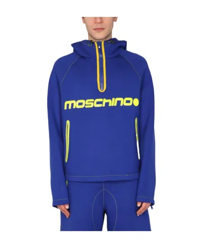 MOSCHINO LOGO LONG-SLEEVED SWEATER
