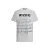 Moschino T-shirt With Lettering Print In White