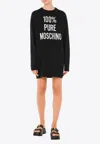 Moschino Logo Mini Wool Dress