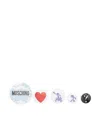 Moschino Logo-motif Pin Set (set Of Five) In White